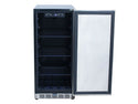 Summerset 15 Inch Outdoor Refrigerator with Solid Door and Lock