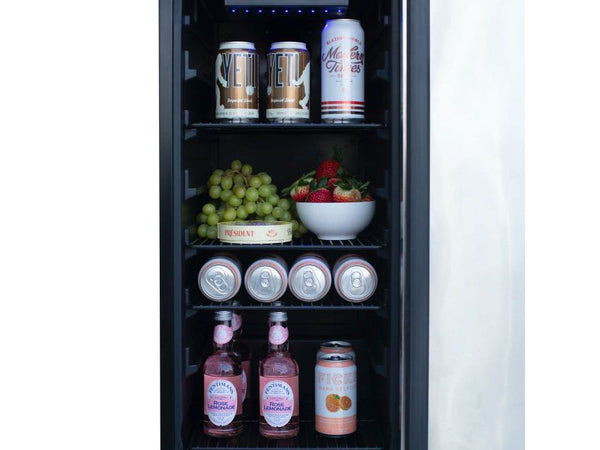 Summerset 15 Inch Outdoor Refrigerator with Solid Door and Lock