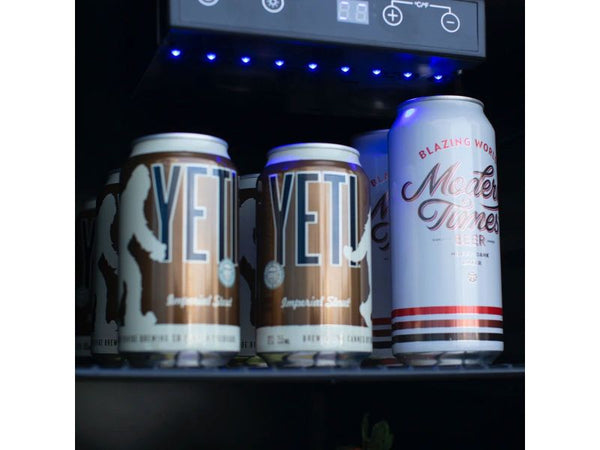 Summerset 15 Inch Outdoor Refrigerator with Solid Door and Lock