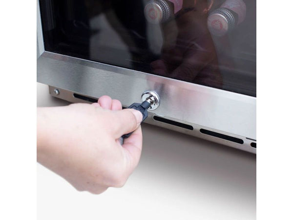 Summerset 24 Inch Outdoor Wine Cooler with Glass Door with Lock