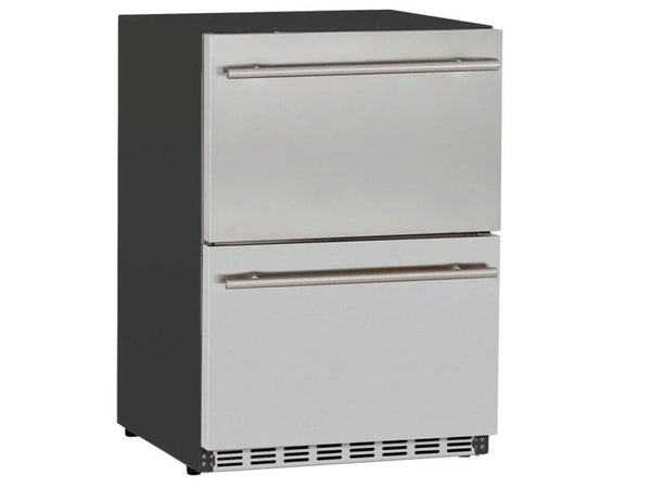 Summerset 24 Inch Outdoor Refrigerator with Drawers