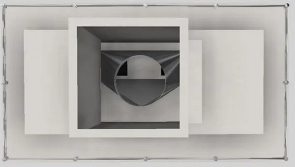 Vent A Hood 54'' 550 CFM Contemporary Island Range Hood