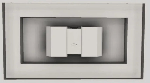 Vent A Hood 54'' 550 CFM Contemporary Island Range Hood