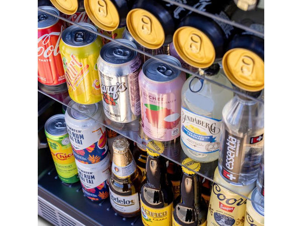 Summerset 24 Inch Outdoor Refrigerator with Glass Door and Lock