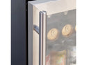 Summerset 24 Inch Outdoor Refrigerator with Glass Door and Lock