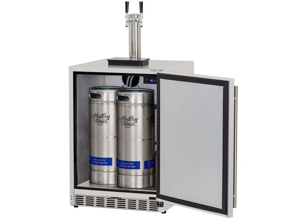 Summerset 24 Inch Outdoor Kegerator with Solid Door and Lock