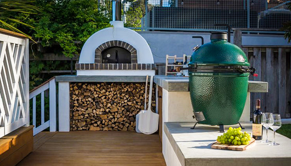 Forno Bravo 32 Inch Toscana80 Domed Hybrid Freestanding Pizza Oven