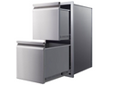 Premium Stainless Steel 15" Two Drawer Stack by Memphis