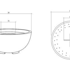 Prism Hardscapes Moderno 1 Fire Bowl