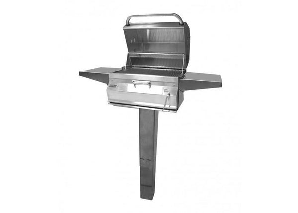 Fire Magic Legacy Charcoal Grill On In-Ground Post