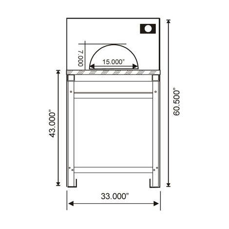 Earthstone Model 60 Wood Fired Freestanding Pizza Oven