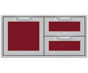 Hestan 42 Inch Double Drawer and Storage Door Combination