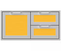 Hestan 42 Inch Double Drawer and Storage Door Combination