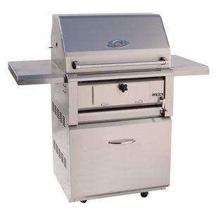 Luxor 30 Inch Freestanding Charcoal Grill