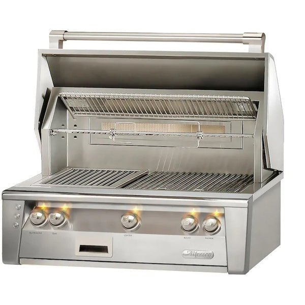 Alfresco ALXE 36-Inch Built-In Grill With Rotisserie