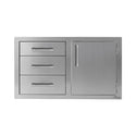 Alfresco 32 Inch Access Door & Drawers Combo