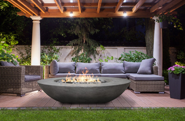Prism Hardscapes Ovale 79 Gas Fire Pit