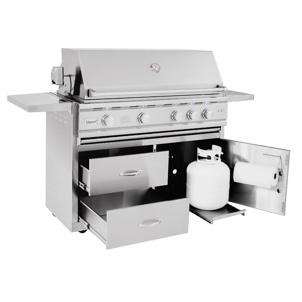 Summerset TRL 44 Inch Freestanding Grill With Rotisserie