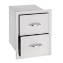 American Made Grills 17 Inch Double Drawer
