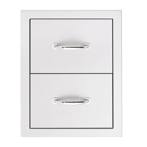 American Made Grills 17 Inch Double Drawer