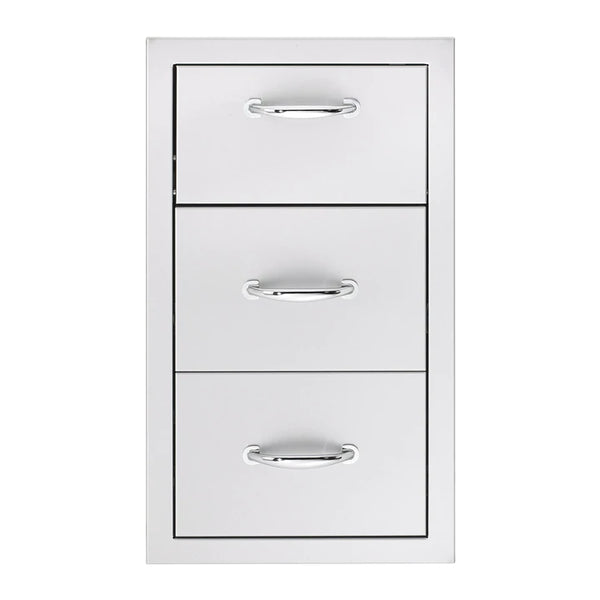 American Made Grills 17 Inch Vertical 2-Drawer & Paper Towel Holder Combo