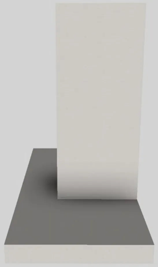 Vent A Hood 42" 300 CFM Contemporary Wall Mount Range Hood - 8' Ceiling Stainless Steel