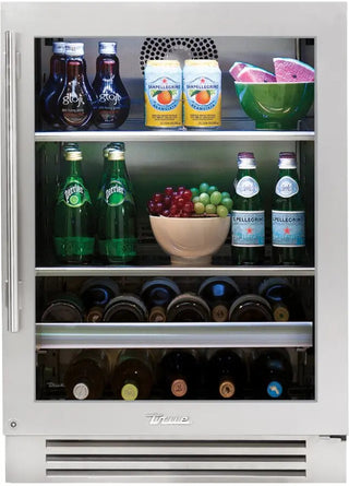 True 24″ Beverage Center Stainless Glass