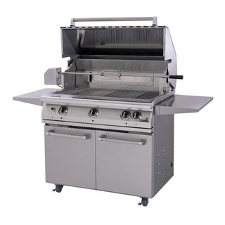 PGS Grills - Legacy - 39 Inch Pacifica Gourmet Stainless Steel Grill Head with Infrared Rotisserie Burner