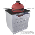 Sunstone 30-Inch Universal Kamado Cabinet – Fits 24" Kamado Grill