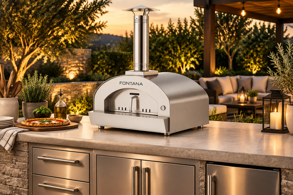 Fontana Forni Prometeo Commercial Wood-Fired Countertop Pizza Oven