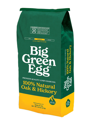 Big Green Egg 100% Natural Lump Charcoal Oak & Hickory
