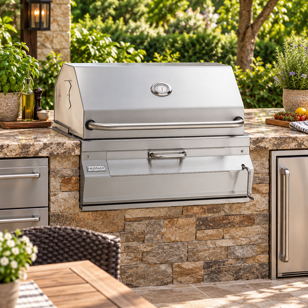 Fire Magic 30-Inch Built-In Charcoal Grill