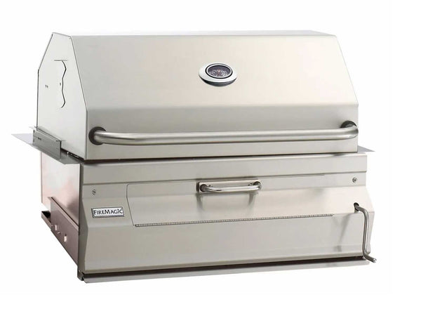 Fire Magic 24 Inch Built In Smoker Charcoal Grill