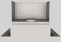 Vent A Hood 36" 600 CFM Contemporary Wall Mount Range Hood - 7' Ceiling Stainless Steel