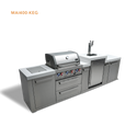 Mont Alpi 4-Burner Original Series Island With Kegerator