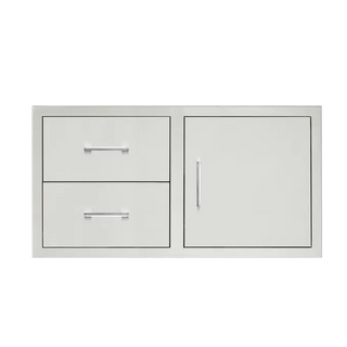 TrueFlame 42" 2-Drawer & Access Door Combo