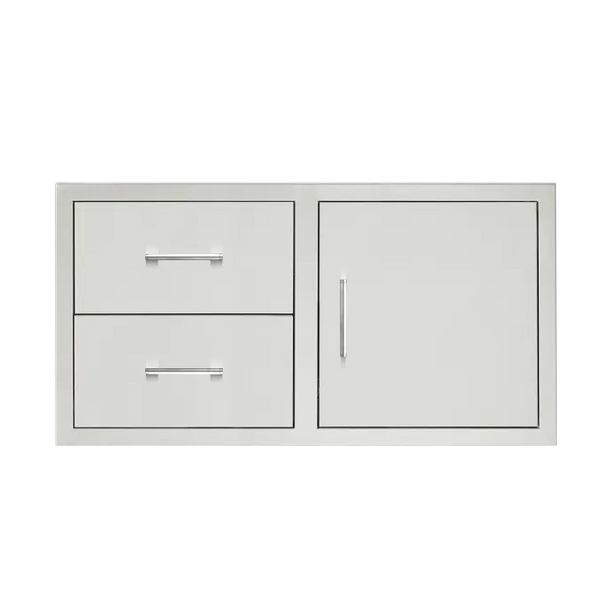 TrueFlame 42" 2-Drawer & Access Door Combo