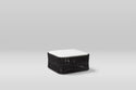 Point Weave Square Ottoman