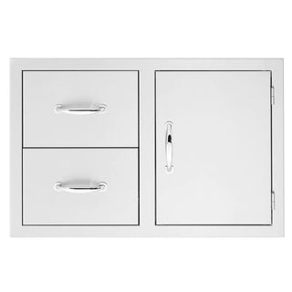 TrueFlame 30" 2-Drawer & Access Door Combo