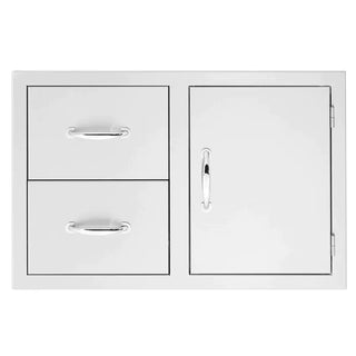 TrueFlame 36" 2-Drawer & Access Door Combo