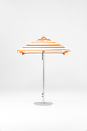 454FM-SQ-005 Orange Stripe-Brushed Silver