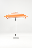 464FM-SQ-005 Orange Stripe-Brushed Silver