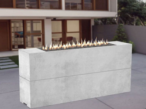 American Fyre Designs Milan Tall Linear Fire Table