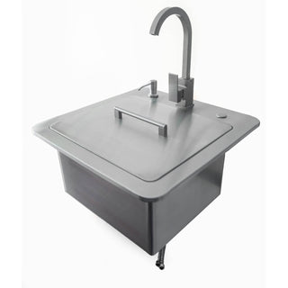 Coyote 21" Sink With Faucet, Drain, Soap Dispenser