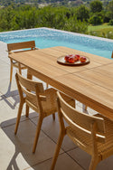 Point Paralel Extendable Rectangular Dining Table