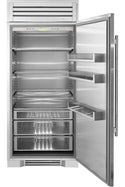 True 36 inch column - all refrigerator - stainless door - Hinged Right (R) or Left (L