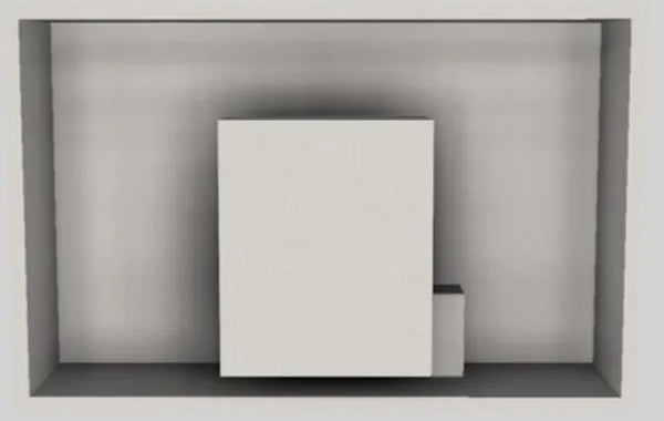 Vent A Hood 30'' Power Lung Contemporary Wall Mount Range Hood