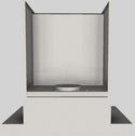 Vent A Hood 36" 600 CFM Contemporary Wall Mount Range Hood - 8' Ceiling Stainless Steel