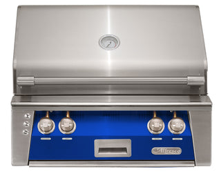 Buy ultramarine-blue-gloss Alfresco ALXE 30-Inch Built-In Grill With Rotisserie