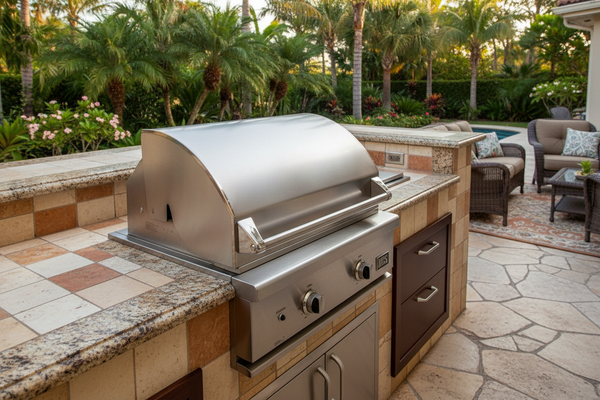 DCS BGC30-BQ 30-Inch Series 7 Built-In Grill without Rotisserie